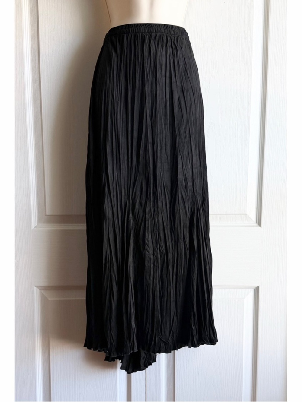 Soft Surroundings Crinkle Pleated Gypsy Maxi Skirt - Picture 2 of 7